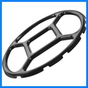 1개 블랙 에나멜 가스레인지 미끄럼 방지 웍 소형 냄비 브래킷 가정용 스토브 스탠드 조리기구 액세서리 주