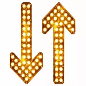 방향 유도등 화살표 LED 싸인보드 차량용 표지판 후방 안전등 전원선