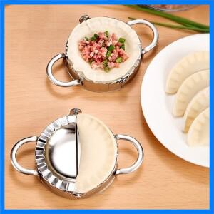 스테인레스 스틸 만두 금형 수동 프레스 라비올리 제조기 장치 파이 파스타 과자 커터 주방 액세서리