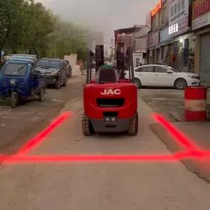 안전장치 경광등 지게차 위험 알람 센서 레이저 경고 작업등 LED