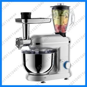 5.5L 1400W 다기능 주방 기계 5-in-1 반죽 믹서, 푸드 프로세서, 전기 계란 거품기 220V