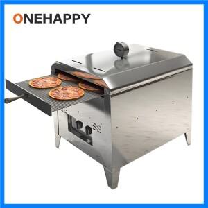 헤비 듀티 가스 피자 오븐 60KW, 야외/모바일 사용을 위한 스테인레스 스틸 상업용 베이커