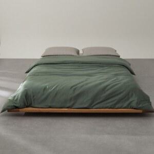 화단표지 올리브 그린 실키 유칼립투스 리오셀 섬유 이불 커버 또는 장착 시트 베개 싱글 여름 부드러운 침구 2pcs