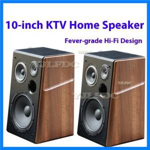 패시브 스피커 2.0 스테레오 북쉘프 KTV 홈 하이파이 앰프 오디오에 적합합니다 10인치 4옴 200W