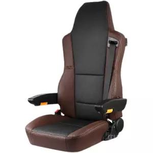 중장비의자 가죽 레미콘 충격흡수 지게차 포크레인 트럭 시트 굴삭기 트랙터 블랙 운전석 트렉터