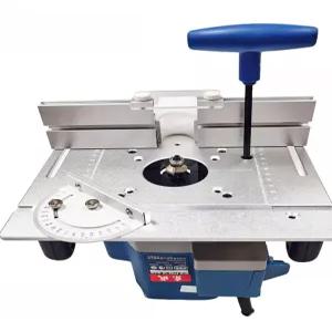 루터 테이블 목공 플레이트 트리밍 절단기 받침대 작업용 홈파기 가공기 목재