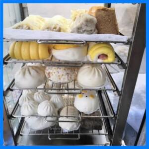 전기 찐빵기 5단 찜빵 샌드위치 핫 쇼케이스 스테인리스 스틸 유리 캐비닛 음식 보온 디스플레이