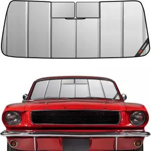 포드 머스탱 1965-1970용 피게니우스 윈드실드 선쉐이드 패스트백 또는 하드탑 커스텀 핏 전면 유리창 -