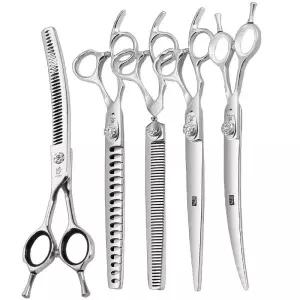 왼손미용가위 왼손용 미용 전문가용 이발사 헤어 왼손잡이 커트가위 왼손가위 왼손전용