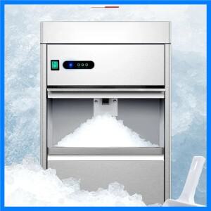 150kg/일 눈송이 제빙기 680W 상업용 완전 자동 펠렛 얼음 분쇄기 수직 BLO-150 냉동 기기