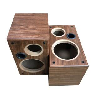 스피커통 박스 우드 나무 스튜디오 원목 공박스 블랙그릴 베이스 E8 오디오박스 목재
