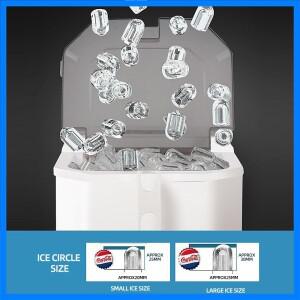 2025 휴대용 제빙기 상업용 스마트 미니 가구 완전 자동 원형 얼음
