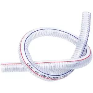 투명 호스 와이어 내열 고온 배관 플라스틱 수도관 튜브 실리콘