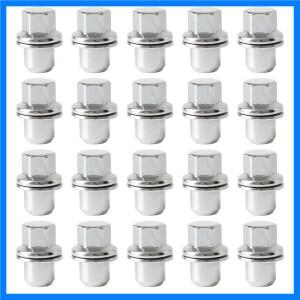 20개 스테인리스 스틸 휠 너트 LR068126 (디스커버리 3 4 5 스포츠 2005-2013 L322 L405 RRD500290 호환)