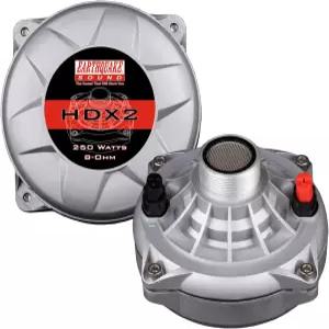 지진 소리 PR-HDX2 압축 경적 트위터 드라이버 - 페놀릭 다이어프램 8옴 2인치 보이스 코일 150 WRMS /