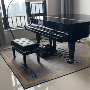방음 피아노매트 패드 삼각 블랙 피아노방진매트 피아노