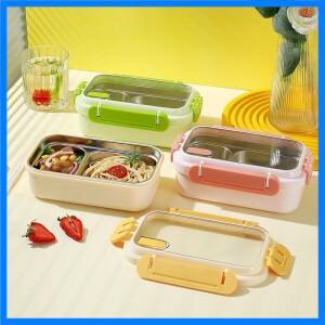 핫304 휴대용 도시락, 스테인리스 직장인, 학생 전자레인지 가열 보온