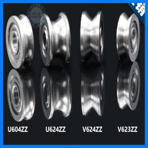 10pcs 마이크로 베어링 V623 U-그루브 오버 라인 풀리