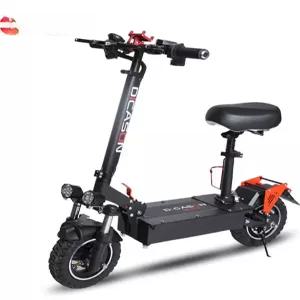 48V 전동 스쿠터 접이식 전기 킥보드 성인용 장거리 배달용 안장포함 고출력 전동휠