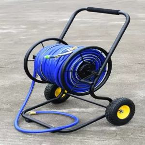 대형 릴호스 이동식 100m 과수원 트롤리 정원용 손수레 마당 급수기 호스릴 워터