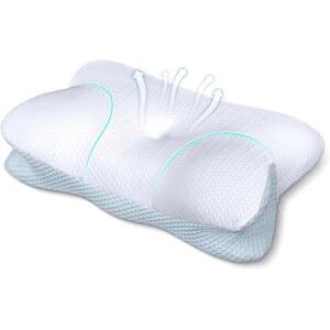 랄루크레이트 경추 지지 베개 탈착식 메모리 인체공학적 정렬을 측면 수면을 올바른 허리 위한 윤곽형 커버