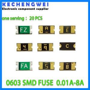 0603 고속 블로우 퓨즈 63V 32V FS0.25A 0.375A 0.5A 0.75A 1A 1.25A 1.5A 2A 2.5A 3A 3.5A 4A 5A 6A 7A 8A