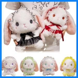 18/25/35cm 만화 귀여운 로리타 토끼 봉제 인형 베개 컬러 공주 토끼 플러시 장난감 어린이를위한 홈 인테