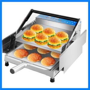 상업용 소형 전기 베이크 버거 메이커 오븐 빵 그릴 더블 레이어 배치 번 토스터 220V