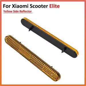 호환 샤오미 호환 전동 스쿠터 엘리트 리어 포크 커버용 노란색 사이드 반사판 반사 시트 경고 부품
