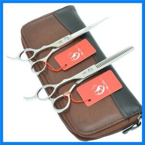 Meisha 5.5/6 인치 왼손 전문 미용 가위 일본 철강 이발사 헤어 커팅 A0045A