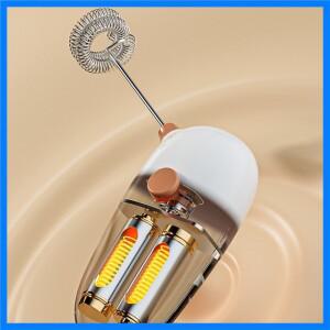 우유 거품기 핸드헬드 에그 비터 커피 카푸치노 믹서 전기 무선 주방 스터러 홈 버터