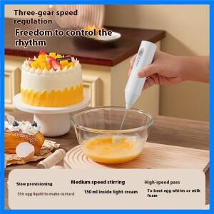 전기 미니 거품기, USB 충전 우유 휴대용 소형 핸드헬드 커피 로스팅 믹서