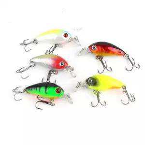 미노우 싱킹 워블러 낚시 미끼 잉어 하드 4.5cm 5g 인공 크랭크 베이트 저크 페스카 태클 1 개