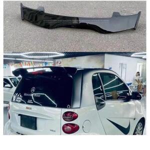 벤츠 스마트 포투 포포어 451 453 스포일러 2009-2019용 ABS 플라스틱 무도색 리어 트렁크 윙 립