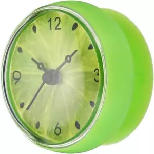 파티킬 방수 샤워 시계 똑딱거리는 소리 없는 미니 귀여운 거울 벽 욕실 주방 홈 장식용 흡입 컵