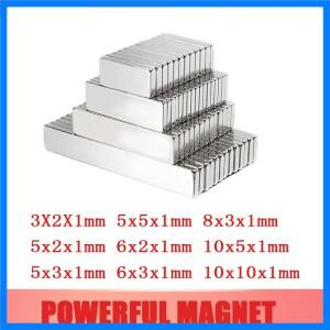 3x2x1 소형 블록 자석 가정용 냉장고, 사무실 DIY 강력 10*5*1