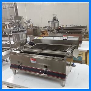 가스 프라이어 및 전기 자동 도넛 메이커 기계 상업용 스테인레스 스틸