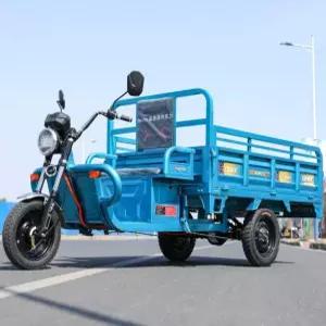농업용 삼륜오토바이 전기 운반차 삼발이 전동스쿠터 화물차