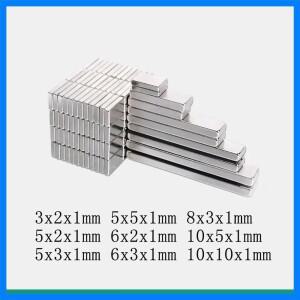 3x2x1 소형 블록 자석 가정용 냉장고, 사무실, DIY용 강력한 10*5*1