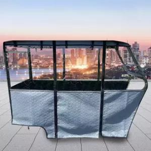 어르신 전동스쿠터 3륜 시니어 가리개 차양막 가림막 튼튼한 오토바이 노인용