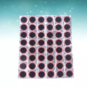 48개 25mm 타이어 수리 패치 오토바이 튜브리스 고무 키트 펑크 응급 도로용 가볍고 휴대하기 쉬움