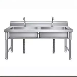 캠핑장 개수대 업소용 글램핑 영업용싱크 세척 야외 탕비실 왼쪽 스테인리스