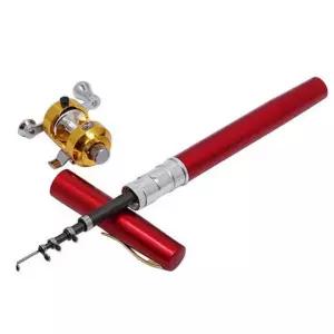 휴대용 펜 낚시대 6단 가이드 릴낚시 미니낚시대 bgx5+3MKl