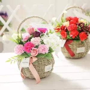 CO-SA 단지 비누꽃 카네이션 바구니 어버이날 fxW9+3wNM