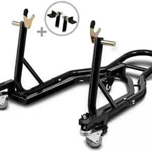 스마트 오토바이 이동형 수리 정비 스쿠터 튜닝 블랙 리어스탠드