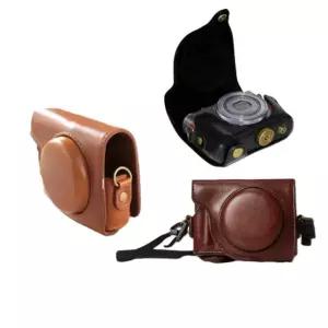 SMJ 캐논 G9X 전용 가죽속사케이스 스트랩포함 SQv3+3Oum