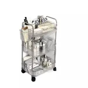 틈새 수납함 화장품랙 다층 트롤리 바퀴 캐비닛 욕실 화장대 틈새수납함 서랍장