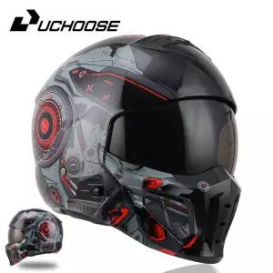 2026년 신형 스콜피온 헬멧 레트로 오토바이 다목적 결합형 반헬멧