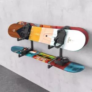 양면형 스노우보드 진열대 보관대 벽걸이 거치대 정리대 장비 데크 보드 홀더 선반