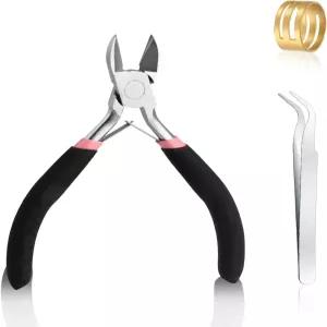 장신구 제작용 와이어 커터 바늘 공예용 주얼리 펜치 긴 평평한 노즈 - 매트 손잡이